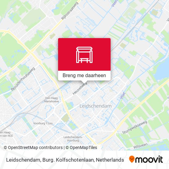 Leidschendam, Burg. Kolfschotenlaan kaart