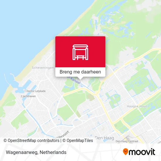Wagenaarweg kaart