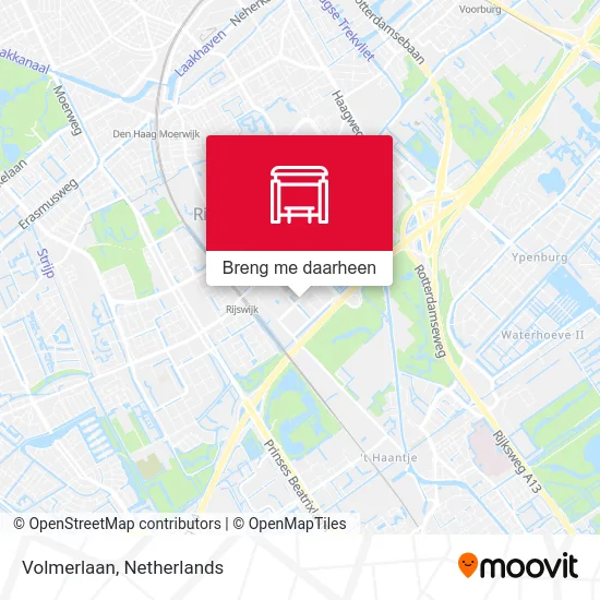 Volmerlaan kaart