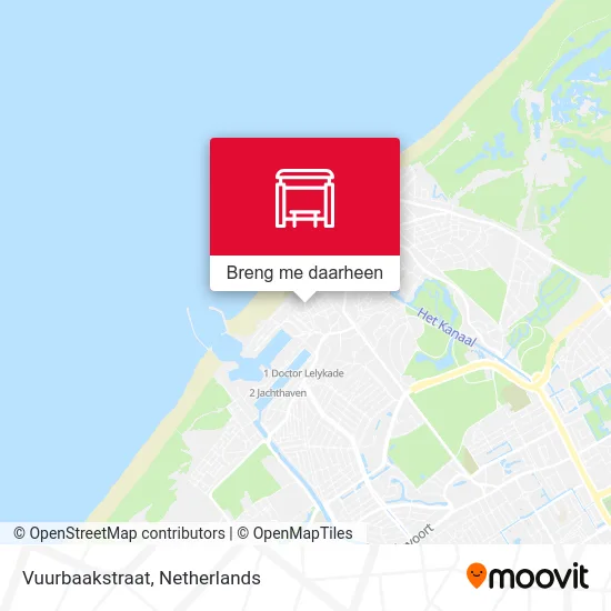 Vuurbaakstraat kaart
