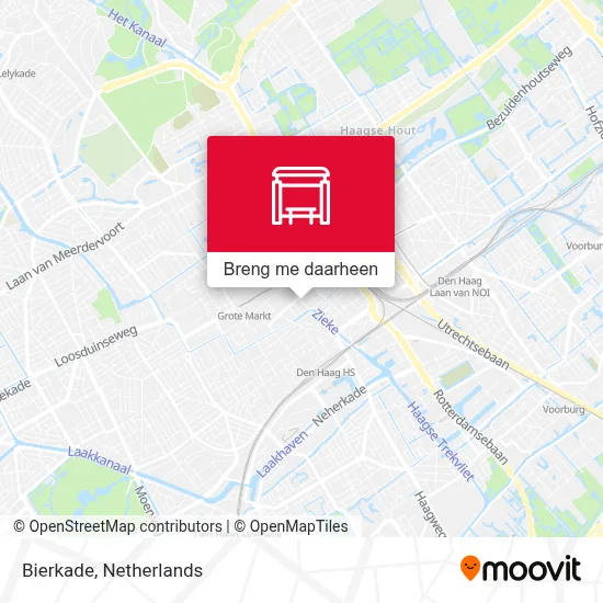 Bierkade kaart