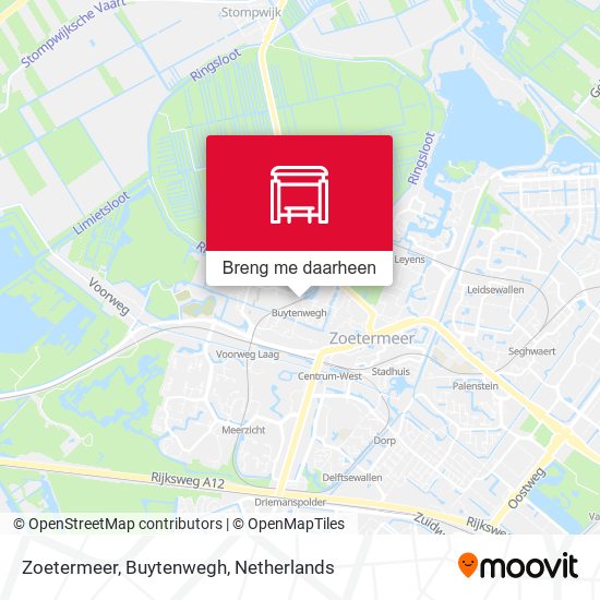 Zoetermeer, Buytenwegh kaart