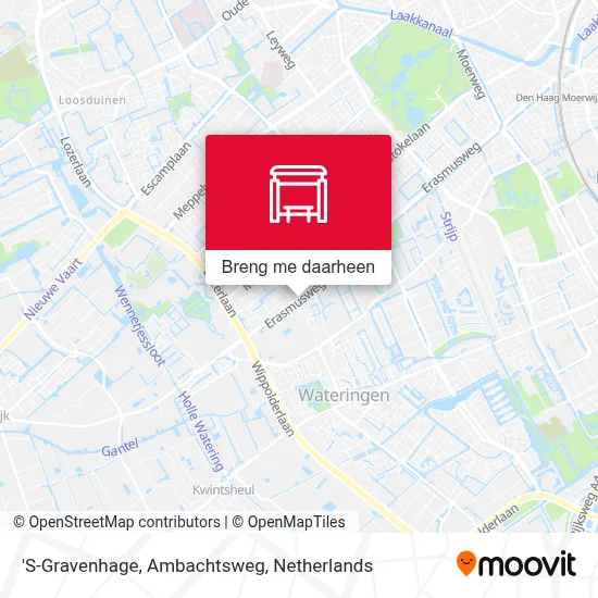 'S-Gravenhage, Ambachtsweg kaart