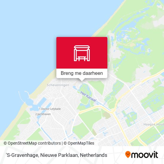 'S-Gravenhage, Nieuwe Parklaan kaart