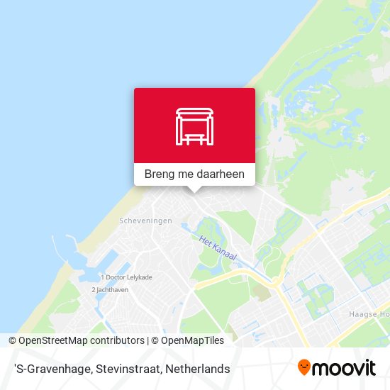 'S-Gravenhage, Stevinstraat kaart