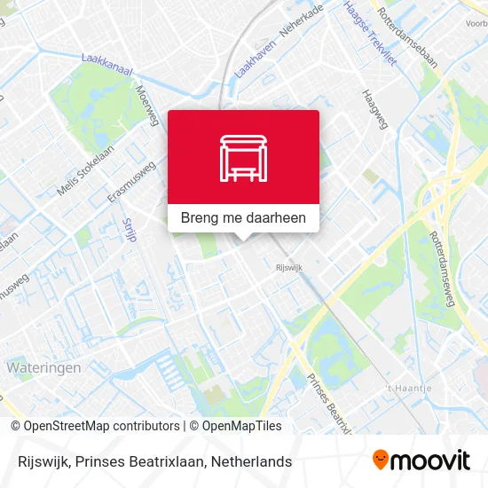 Rijswijk, Prinses Beatrixlaan kaart