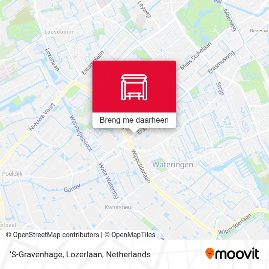 'S-Gravenhage, Lozerlaan kaart