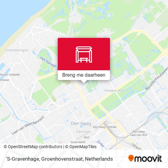 'S-Gravenhage, Groenhovenstraat kaart