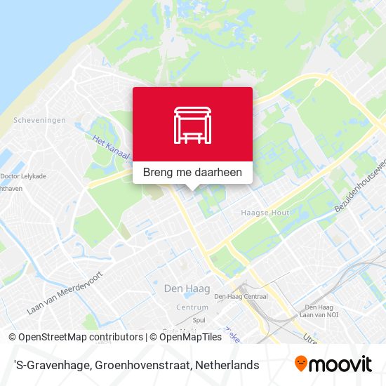 'S-Gravenhage, Groenhovenstraat kaart