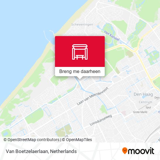 Van Boetzelaerlaan kaart