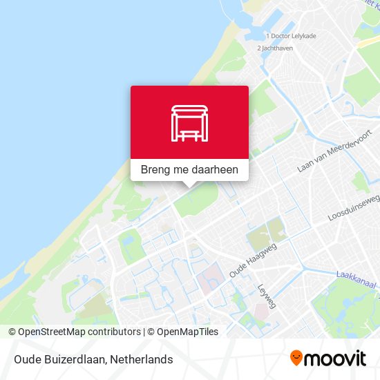 Oude Buizerdlaan kaart