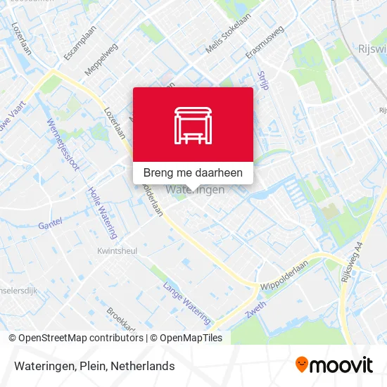 Wateringen, Plein kaart