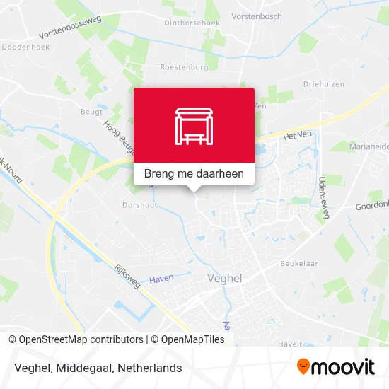 Veghel, Middegaal kaart