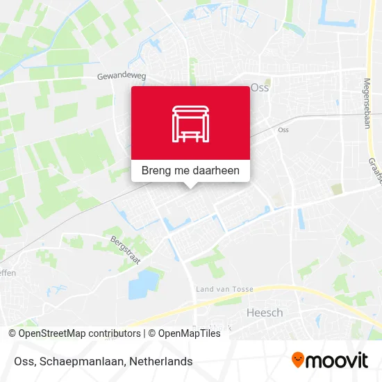 Oss, Schaepmanlaan kaart