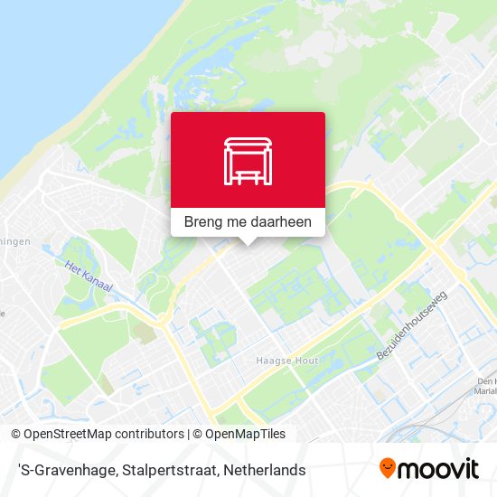'S-Gravenhage, Stalpertstraat kaart