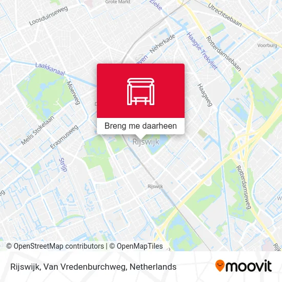 Rijswijk, Van Vredenburchweg kaart