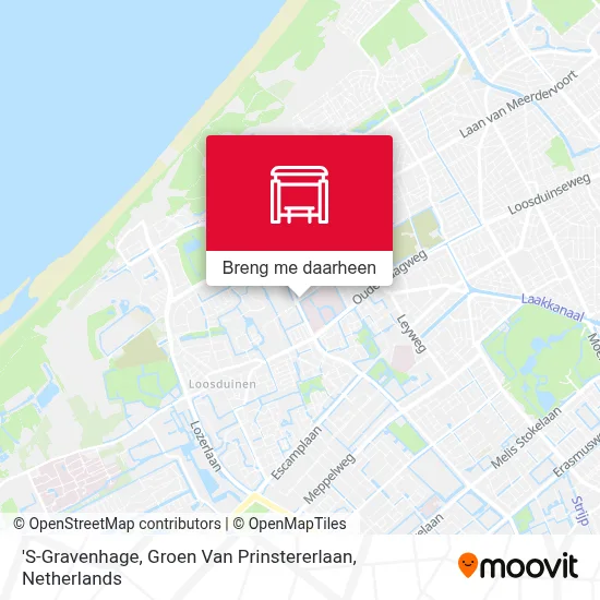 'S-Gravenhage, Groen Van Prinstererlaan kaart