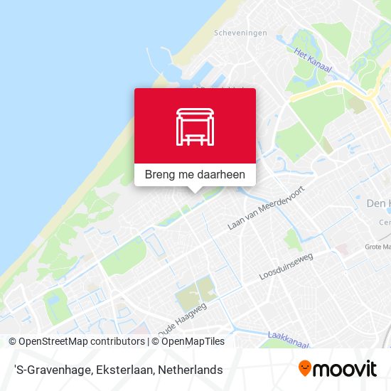 'S-Gravenhage, Eksterlaan kaart