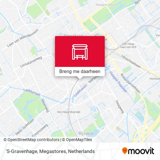 'S-Gravenhage, Megastores kaart