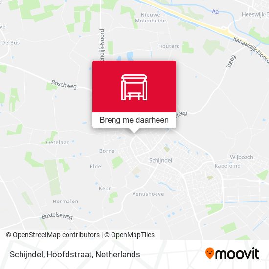 Schijndel, Hoofdstraat kaart