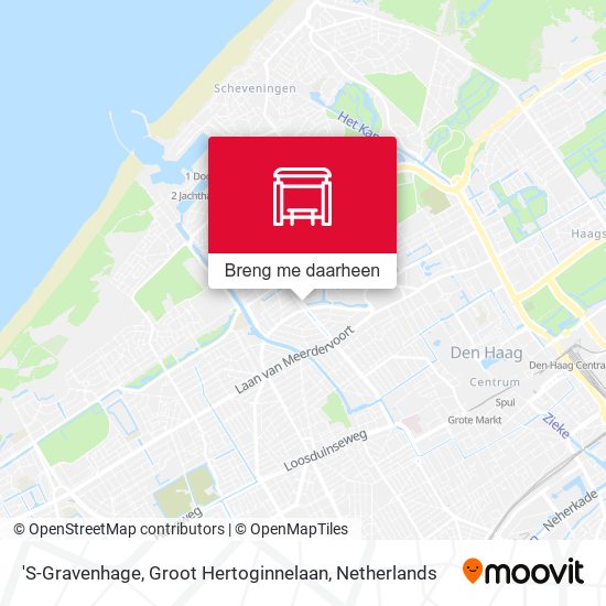 'S-Gravenhage, Groot Hertoginnelaan kaart