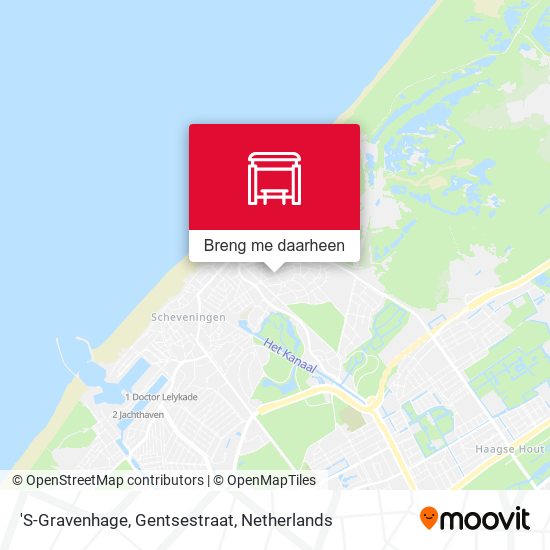 'S-Gravenhage, Gentsestraat kaart