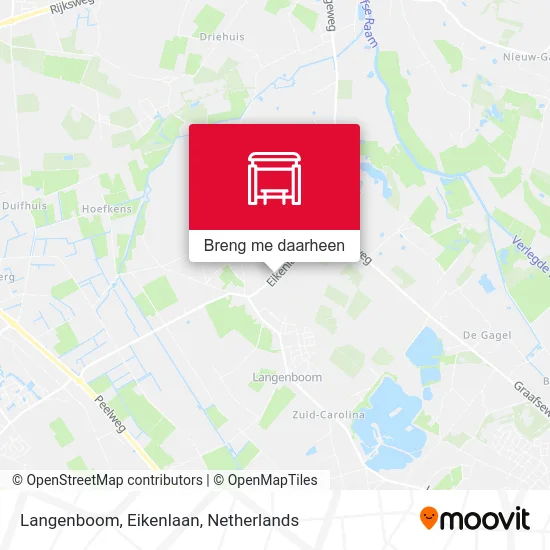 Langenboom, Eikenlaan kaart