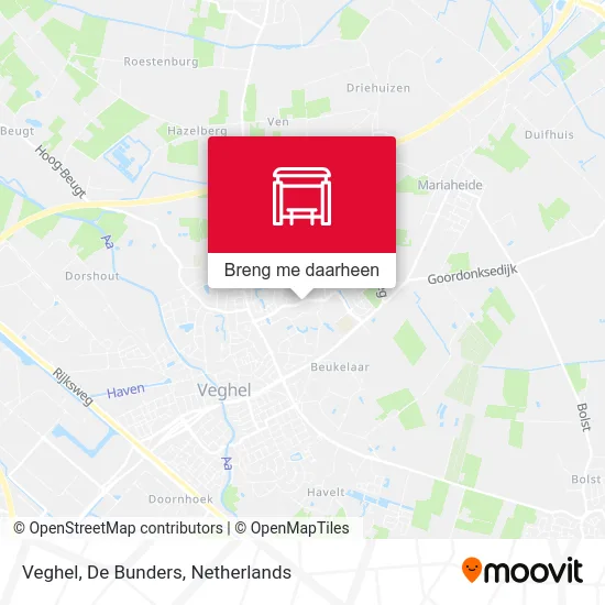 Veghel, De Bunders kaart