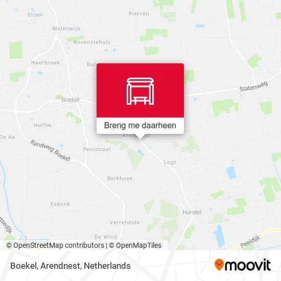 Boekel, Arendnest kaart