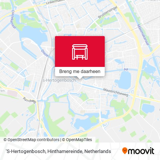'S-Hertogenbosch, Hinthamereinde kaart