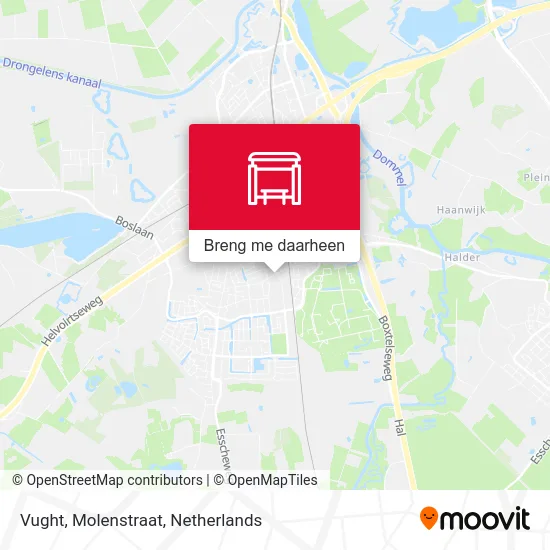 Vught, Molenstraat kaart