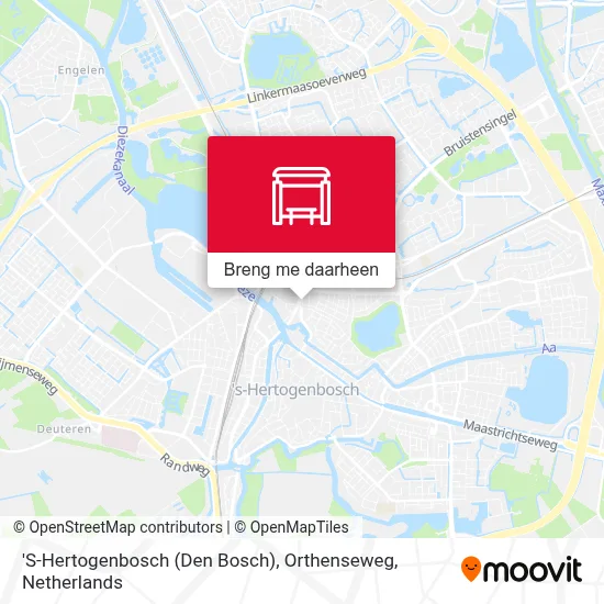 'S-Hertogenbosch (Den Bosch), Orthenseweg kaart