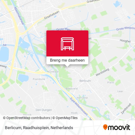 Berlicum, Raadhuisplein kaart