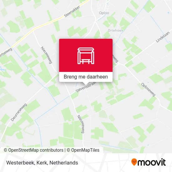 Westerbeek, Kerk kaart