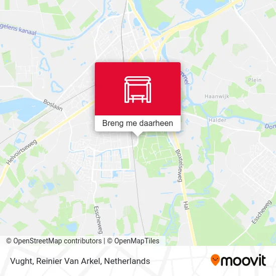 Vught, Reinier Van Arkel kaart