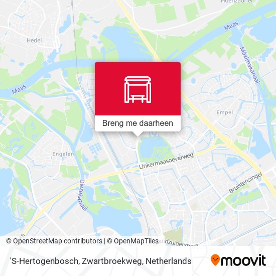 'S-Hertogenbosch, Zwartbroekweg kaart