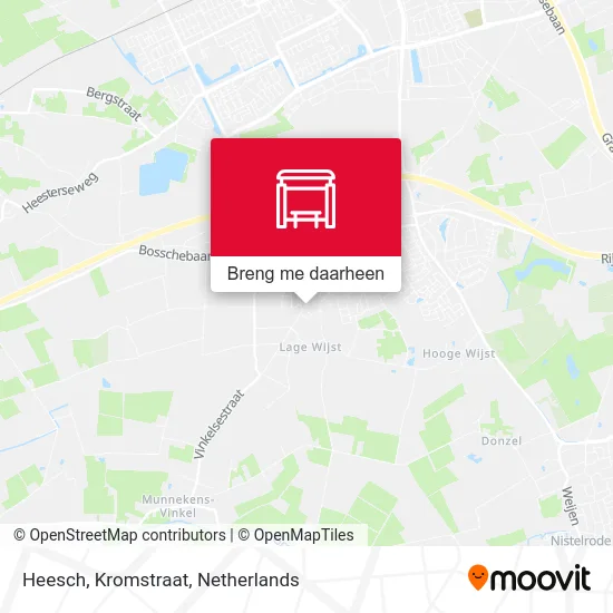 Heesch, Kromstraat kaart