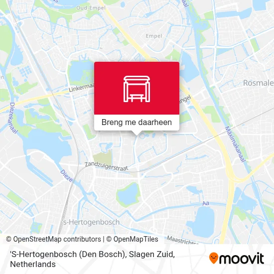 'S-Hertogenbosch (Den Bosch), Slagen Zuid kaart