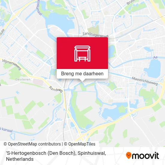 'S-Hertogenbosch (Den Bosch), Spinhuiswal kaart