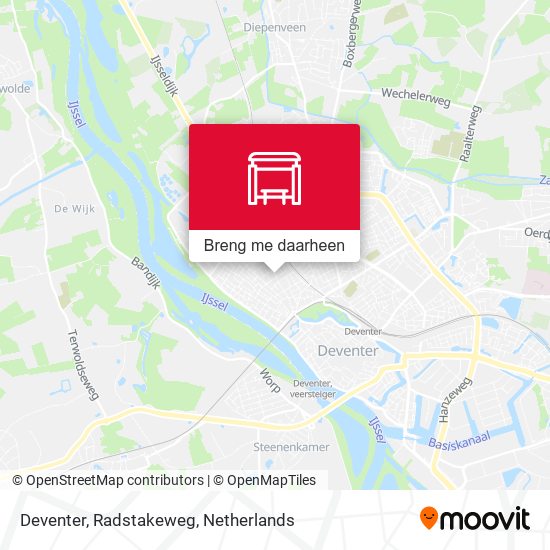 Deventer, Radstakeweg kaart