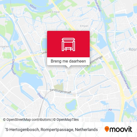 'S-Hertogenbosch, Rompertpassage kaart