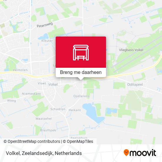 Volkel, Zeelandsedijk kaart