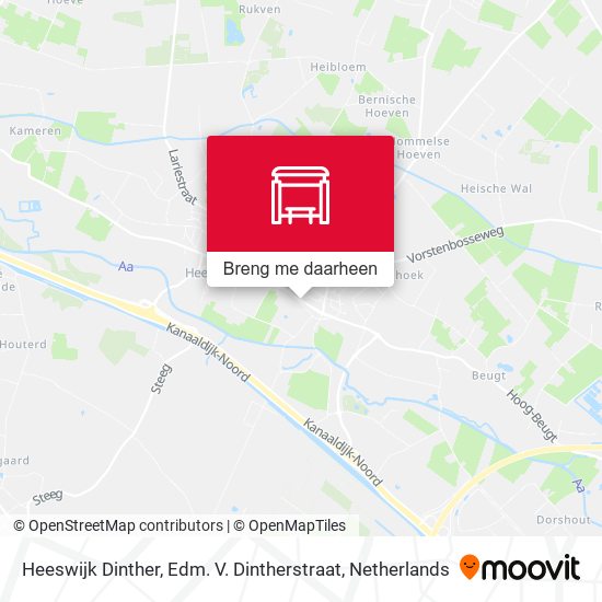 Heeswijk Dinther, Edm. V. Dintherstraat kaart