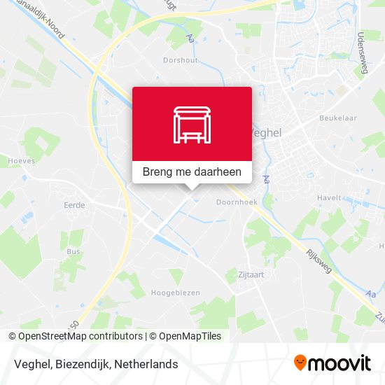 Veghel, Biezendijk kaart