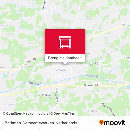 Bathmen, Gemeentewerken kaart