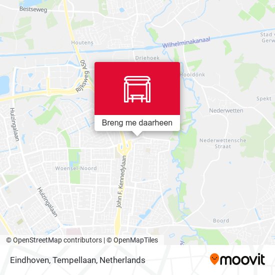 Eindhoven, Tempellaan kaart