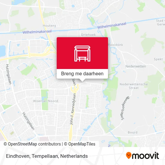 Eindhoven, Tempellaan kaart