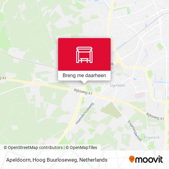 Apeldoorn, Hoog Buurloseweg kaart