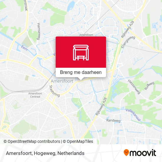Amersfoort, Hogeweg kaart