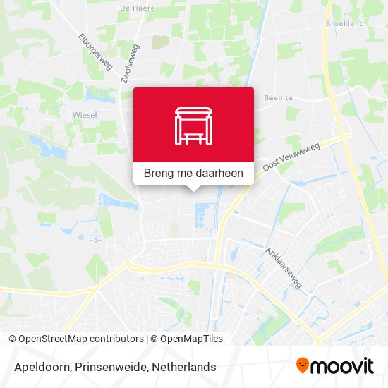 Apeldoorn, Prinsenweide kaart